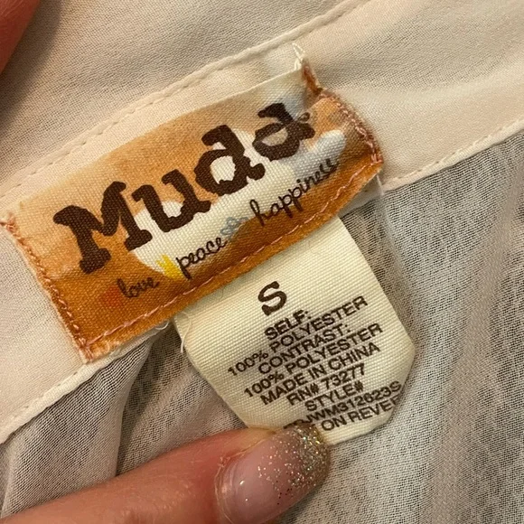 Mudd Sheer Button Down - Picture 4 of 4